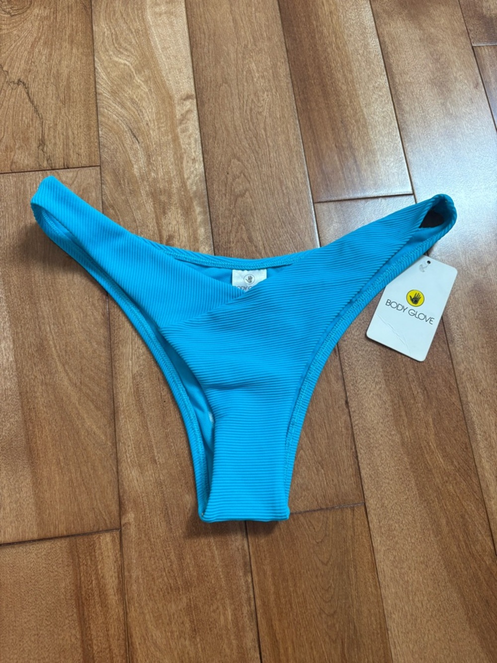 NWT Body Glove Spectrum Ribbed Blue Bottoms Size Large